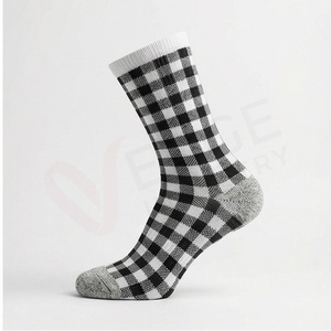 Calcetines de Hombre, Estilo Clásico, Color Liso, Tejidos, Transpirables, de Algodón, Poliéster y Elastano, para Uso Diario en Otoño - Product Image 3