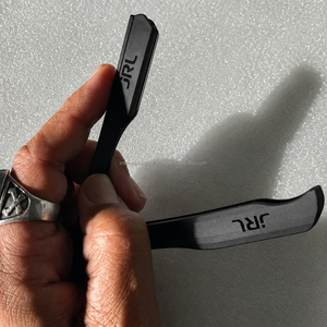 มีดโกนหนวดแม่เหล็กขอบตรงสีดำและสีทอง JRL - Product Image 4