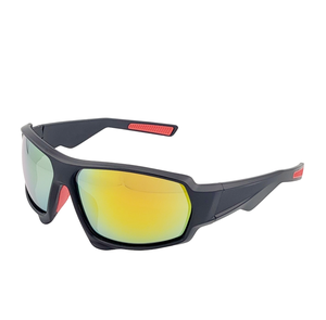 Lunettes de soleil de sport tendance personnalisées avec monture en PC et design à bordure complète pour hommes et femmes, protection UV400, activités de plein air - Product Image 1