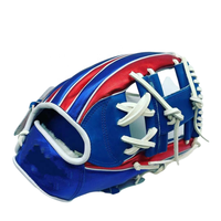 Guante de entrenamiento de béisbol de Softball para jóvenes, guante de piel sintética profesional con logotipo de diseño personalizado, OEM, la mejor calidad
