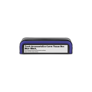 Accesorios para Camiones, Caja de Pañuelos Eco Curve, Azul-Negro - Product Image 2