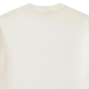 Men Oversized Neutral T Shirt Short Sleeve Crew Neck Cotton Casual Streetwear Top <b>Small</b> <b>Chest</b> Logo Print Summer Tee - Product Image 4