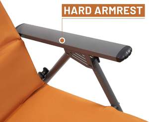 Silla Plegable Huy Gia CHAIR-ADV2, Respaldo Alto, Extra Grande, Ligera, Portátil, para Camping, Moderna, Acolchada, de Acero Inoxidable - Product Image 2