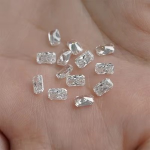 Diamant de laboratoire non monté taille Radiant, de 0,40 à 0,99 carat, par dépôt chimique par vapeur, fournisseur en gros pour les grossistes en diamants - Product Image 1