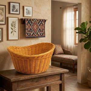 Cesta de Ratán con Monedas Chinas, Artesanía - Product Image 5