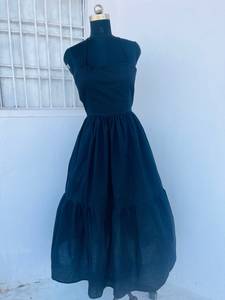 Vestido Casual de Verano para Mujer/Niña, Estampado Floral, Estilo Bohemio, Hasta la Rodilla, Viscosa/Algodón, para Fiestas Nocturnas, Venta al Por Mayor - Product Image 4