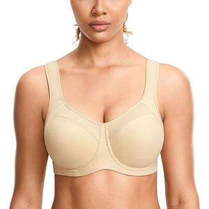 Sujetador deportivo de yoga para mujer, de color liso, sin espalda, de un solo hombro, transpirable, de secado rápido, de Spandex/Nylon, con tirante grueso y corte alto frontal - Product Image 1