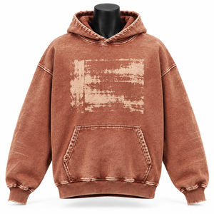Sudadera con Capucha Unisex Extra Grande, Color Sólido, Logotipo Bordado y en Relieve, Bolsillo Delantero, Tejido Casual, 100% Algodón, Ropa de Otoño - Product Image 4