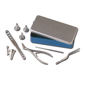 Petit ensemble d'instruments ORL chirurgicaux médicaux avec boîtier en acier inoxydable meilleure qualité en fournisseur à bas prix du Pakistan - Product Image 1