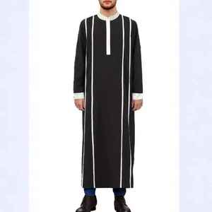 OEM Service Breathable <b>Men</b> Jubbah Thobes New Style Islamic Clothing Arabic Style <b>Men's</b> Jubba <b>Thobe</b> - Product Image 4