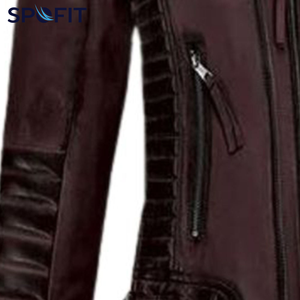 Chaqueta Casual Ligera de Cuero Genuino para Hombre, Fabricada en Pakistán, con Frente de Lona, Servicio OEM Personalizado, Invierno, Teñido Liso - Product Image 5
