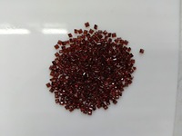 Pierre précieuse grenat rouge naturel taillée carrée 3MM, taille étagée, pour la fabrication de bijoux faits main, bagues, boucles d'oreilles, pendentifs, conception personnalisée