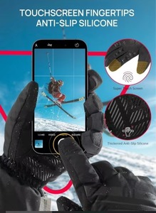 Ski Waterproof Winter <b>Gloves</b> Anti Slip Windproof <b>Warm</b> Men Women Touchscreen Driving Cycling Hiking Running - Product Image 3