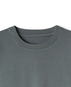เสื้อยืดคอตตอน 100% สั่งทำขายส่งสำหรับผู้ชาย ทรงหลวม คอกลม พิมพ์ลายกราฟิกสไตล์ฮิปฮอป สตรีทแวร์ ลายเรียบ เสื้อยืดผู้ชาย - Product Image 2
