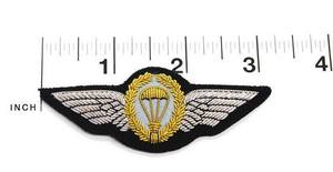 Insignia de Ala Bordada a Mano con Cuentas Clásicas Personalizada WORLDDOM INTERNATIONAL, la Más Vendida, para Coser en Blazers - Product Image 2
