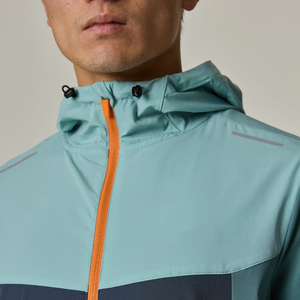 Nouveau style, meilleur prix de gros, veste coupe-vent en nylon et polyester pour homme, design OEM personnalisé, veste coupe-vent légère pour homme - Product Image 3