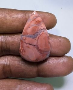 Cabochon en Agate Coton Naturel de Haute Qualité, Pierre Précieuse en Vrac pour la Fabrication de Bijoux - Product Image 4