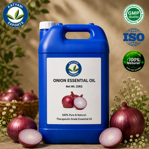 Aceite Esencial de Cebolla Natural (Allium Cepa) 100% Puro Destilado al Vapor, Aceite Herbal para Mezclas de Aromaterapia - Por Katyani Exports India - Product Image 2