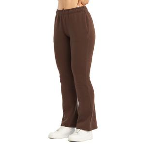 Pantalones Deportivos para Mujer, Mezcla de Poliéster/Algodón, Casuales, de Cintura Alta, Elásticos, Transpirables, para Descanso y Deporte, Fabricante OEM - Product Image 1