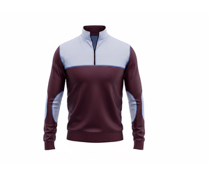 เสื้อแจ็คเก็ตพรีเมียมแบบซิปครึ่งตัว – เสื้อผ้ากีฬาพร้อมโลโก้สั่งทำสำหรับผู้ชาย ผู้หญิง และเยาวชน ชุดกีฬาแห้งเร็วสำหรับทีม - Product Image 3