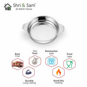 Elegant Premium Stainless Steel Eye Bowl <b>Utensil</b> by JAGDAMBA CUTLERY LIMITED 450g for Sophisticated Serving and Presentation - Product Image 3