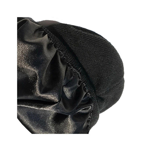 Gorro de Dormir con Forro de Seda Suave, Gorro Personalizado con Logotipo, Protege el Cabello, Gorros de Invierno al por Mayor, Gorro Unisex con Forro de Satén, Servicio OEM - Product Image 6