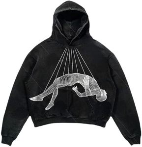 Wholesale Custom Pigment Dyed Acid Wash Hoodie High Quality Screen Print Oversized Dropped Shoulder Vintage Sweatshirt hoodies - Product Image 1