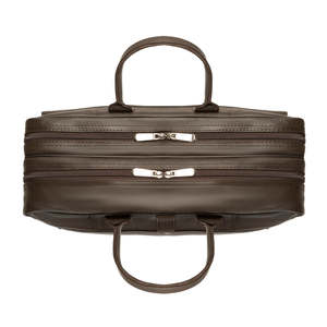 Dark Brown Laptop Leather <b>Bag</b> with Buckle Closure Durable Business Office Carry <b>Bag</b> Wholesale Supplier - Product Image 3