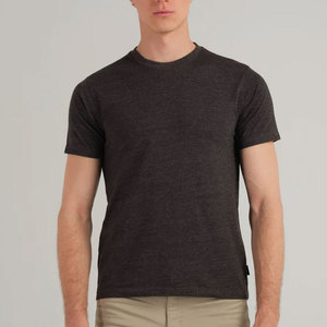 T-shirts à col rond et manches courtes 100% coton, coupe ample, anti-boulochage, broderie, marque privée - Product Image 1