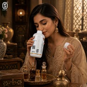 Huile parfumée Oud Assam 100 ML, parfum naturel en flacon pour les massages de spa et l'aromathérapie - Product Image 4