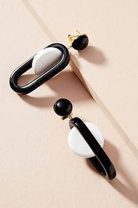 Pendientes de Resina con Clip para Mujer H a CRAFT - Diseño Moderno, Casual y Elegante para Fiestas - Product Image 3