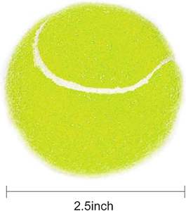 Balles de tennis personnalisées en caoutchouc souple pour animaux de compagnie, entraînement sportif, tournoi de badminton, balles de tennis pressurisées à rebond élevé - Product Image 2