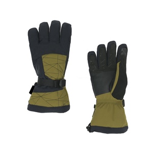 Gants de ski imperméables de haute qualité Mitaine isolée pour l'hiver avec protège-poignets et cuir véritable pour le snowboard - Product Image 4