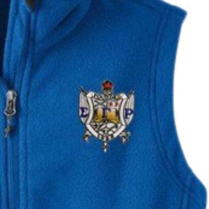 Chaleco de Forro Polar Azul Rey con Cremallera Completa, Sin Mangas, Cuello Alto, para Exteriores, Casual, Cálido, Deportivo, con Bolsillos con Cremallera, Top Diario - Product Image 4