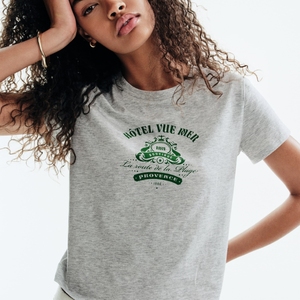 T-shirt en polyester et coton de haute qualité, coupe ajustée, manches courtes, avec logo personnalisé, imprimé tendance pour l'été - Product Image 5