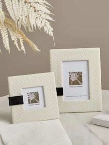 Minimalist <b>Wood</b> Photo <b>Frame</b> Rectangle Tabletop Display Handmade Beige Black Accent Vertical Home Decor Customized <b>Picture</b> <b>Frame</b> - Product Image 2