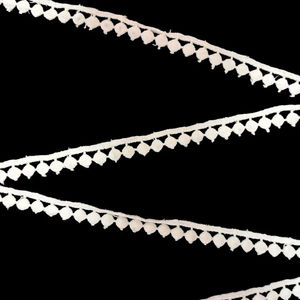 Hot selling Eco-Friendly Breathable Quick-Dry 100% Polyester Lace <b>Fabric</b> <b>Trim</b> for Saree Dupatta Apparel - Product Image 1