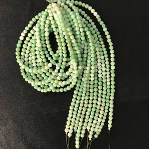 Cuentas Sueltas de Crisoprasa Natural Certificada IGI, Grado AA, 4mm-5.5mm, Verde Fuego, para Joyería y Manualidades, Gran Venta - Product Image 6