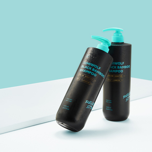 [TOMIWOLF] Shampooing Soin du Cuir Chevelu au Bambou Noir et Menthol, Nettoyant Rafraîchissant en Profondeur pour Cheveux Gras et Sensibles - Product Image 1