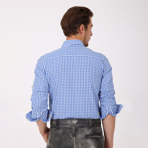 Chemise habillée bavaroise pour homme, Oktoberfest, unie, 100% coton et fibre de bambou, haute qualité, prix bas - Product Image 3