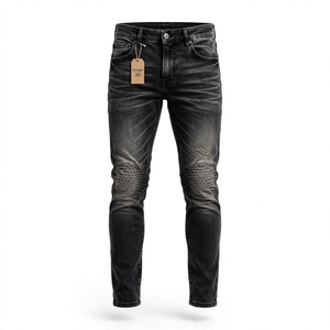 Jeans de Mezclilla para Hombre, Corte Regular, Pierna Recta, Cintura Media, Algodón, Estilo Casual, con Bolsillos, para Verano, Transpirables, de Secado Rápido BD - Product Image 1