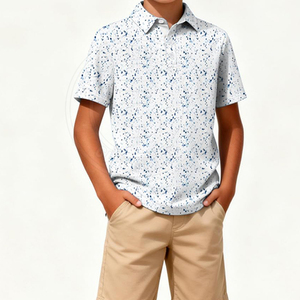 Camisetas Polo de Golf Juveniles de Marca Privada para Uso Casual con Detalle de Cuello y Dobladillo Recto, Suaves, Ideales para la Venta - Product Image 4