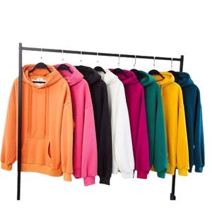 เสื้อฮู้ดแบบสวมหัวของผู้ชายเสื้อสเวตเชิ้ตสีพื้นรุ่นออกแบบได้ตามที่ต้องการ - Product Image 1