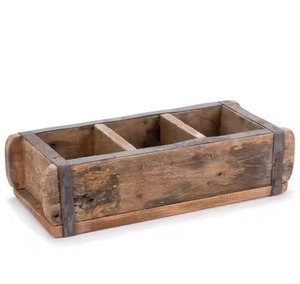New Style Trending Wooden Caddy For Kitchen Home Hotel Table <b>Top</b> Decorative Use Wooden Utensils Holder Caddy - Product Image 4
