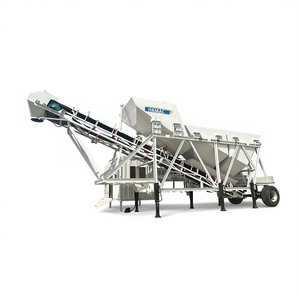 โรงงานผสมคอนกรีตเคลื่อนที่ Hamac Hzm50 ขนาด 50 ลบ.ม./ชม. แบบผสมสำเร็จ ลากจูงได้ ขนาดเล็ก สำหรับขาย - Product Image 2