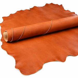 Genuine Buffalo Leather Hide 1.2-1.4mm <b>Thick</b> Full Grain Eco-Friendly Vintage Leather for Bags Shoes Accessories Furniture Crafts - Product Image 1