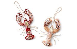 Beaded Champagne Bottle Ornament Luxury Christmas Party Hanging Decor - Product Image 2