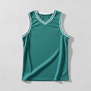 Maillot de basketball sans manches pour homme OEM, en mesh respirant, débardeur de sport, logo personnalisé, vente en gros - Product Image 4