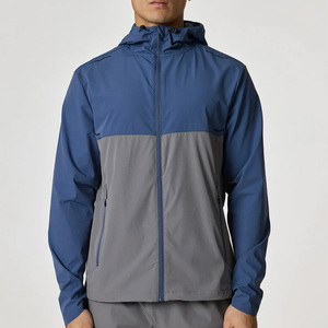 ชุดกันลมกันน้ำแบบยูนิเซ็กส์ สตรีทแวร์ สีพื้น สำหรับฤดูใบไม้ผลิ รับผลิตตามแบบ OEM น้ำหนักเบา ระบายอากาศได้ดี เหมาะสำหรับวิ่งออกกำลังกาย ฟิตเนส และการเดินทาง - Product Image 2