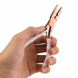 Pince à extensions capillaires antidérapante légère et réutilisable en acier inoxydable pour micro-anneaux et élimination des liens à la kératine – Qualité A+ - Product Image 6